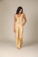 Iridescent Denim Waistcoat