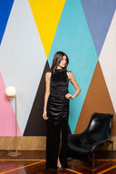 Sequin Velvet Top