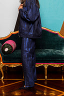 Iridescent Denim Wide Leg