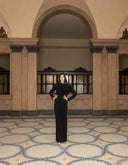 Velvet Longsleeve Maxi Dress