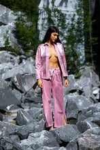 Load image into Gallery viewer, Iridescent Denim Wide Leg - PINK
