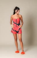 Tie Dye Denim Bustier