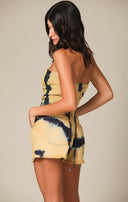 Tie Dye Denim Shorts