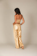 Iridescent Denim Bustier