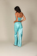 Iridescent Denim Bustier