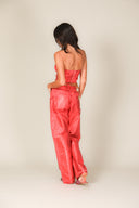 Iridescent Denim Slim Cargos