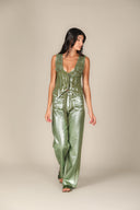 Iridescent Denim Waistcoat