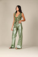 Iridescent Denim Waistcoat