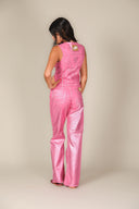 Iridescent Denim Waistcoat