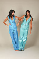 Iridescent Denim Waistcoat