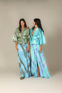 Iridescent Denim Kimono