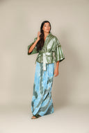 Iridescent Denim Kimono
