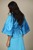 Iridescent Denim Kimono