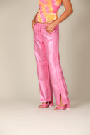 Iridescent Denim Wide Leg