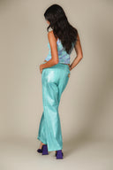 Iridescent Denim Wide Leg