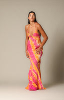 Tie Dye Gauze Maxi Dress