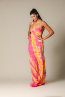 Tie Dye Gauze Maxi Dress