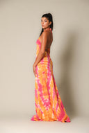 Tie Dye Gauze Maxi Dress