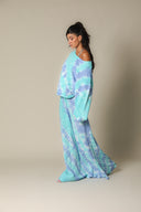 Tie Dye Wide Crewneck Sweatshirt