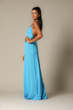 Load image into Gallery viewer, Colour Block Gauze Maxi Dress
