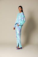 Tie Dye Slit Sweatpants