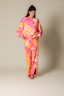 Tie Dye Slit Sweatpants