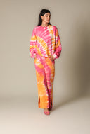 Tie Dye Slit Sweatpants