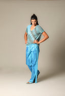 Iridescent Denim Wide Leg