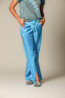 Iridescent Denim Wide Leg