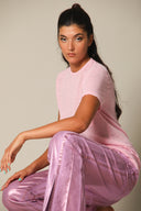 Iridescent Denim Wide Leg