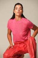 Iridescent Denim Wide Leg