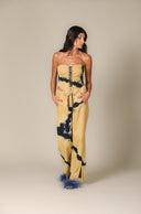 Tie Dye Denim Wide Leg