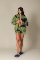 Tie Dye Denim Shorts