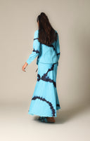 Tie Dye Denim Slim Shirt