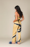 Tie Dye Denim Wide Leg