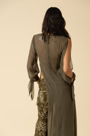 Side Tie Maxi Dress