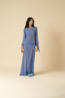 Side Tie Maxi Dress