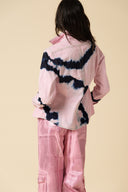 Tie Dye Denim Slim Shirt