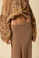 Gauze Maxi Skirt
