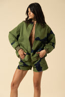 Tie Dye Denim Shorts