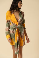 Tie Dye Gauze Mini Dress