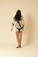 Tie Dye Denim Shorts