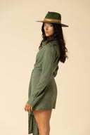 Gauze Mini Dress