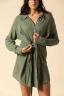 Gauze Mini Dress