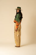 Iridescent Denim Low Waisted Cargos