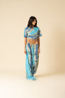 Tie Dye Gauze Crop Top