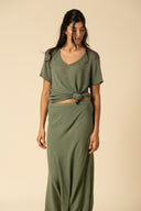Gauze Maxi Skirt