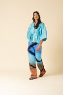 Iridescent Denim Kimono