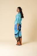 Iridescent Denim Kimono