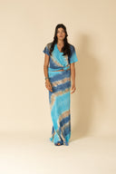 Tie Dye Linen V Neck Tee